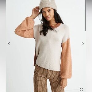 Colorblock Payton Pullover Sweater in Coziest Yarn